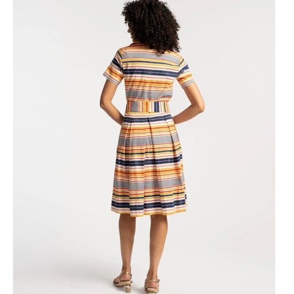 FRANCES VALENTINE Bella Dress Regatta Stripe Medium - Picture 2 of 13